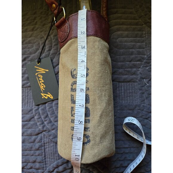 Mona B Cheers Wine Alcohol Holder Bag Upcycled NWT - Picture 4 of 4